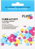 FLWR Brother LC-123XL Yellow Ink Cartridge