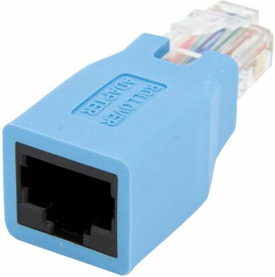 StarTech.com Cisco Console Rollover Adapter - RJ45 - Blue