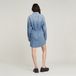 G-Star Relaxed Drawcord Denim Dress Dames Blauw