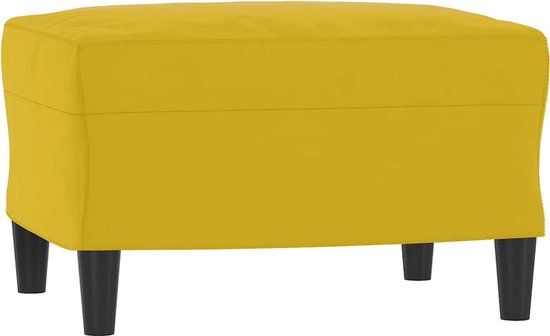 vidaXL Voetenbank 60x50x41 cm fluweel geel
