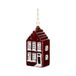 Porte-manteau Maison Porcelaine Rouge 7 cm