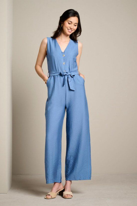 LolaLiza Jumpsuit P Costuni 06004763 1638 Blue Denim Dames Maat - W44