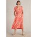 White Stuff Lucy Robe Midi Imprimé Corail