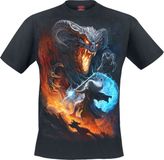 Spiral Infernal Duel Heren T-shirt - Zwart - M