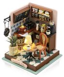 Merkloos Doe-het-zelf Miniatuur Huisset - 3D Houten Poppenhuis voor Volwassenen