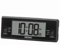 Seiko (reis)wekker Seiko QHL093K LCD-wekker