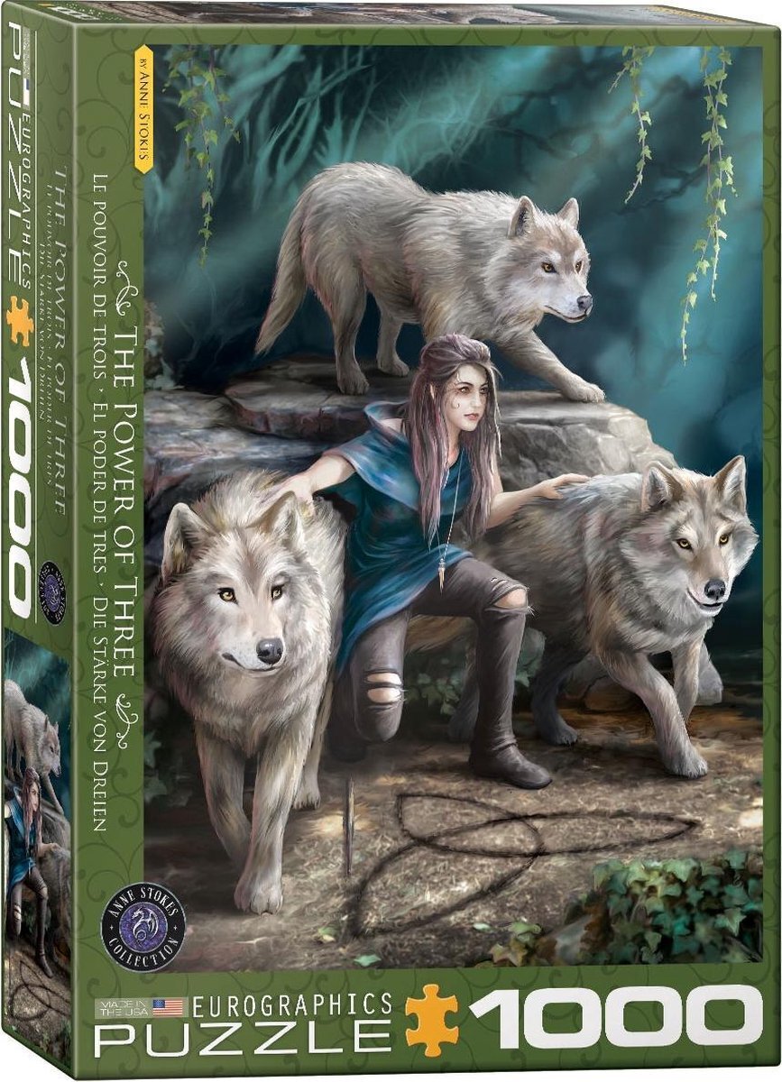 Eurographics puzzel Wolves Family - 1000 stukjes