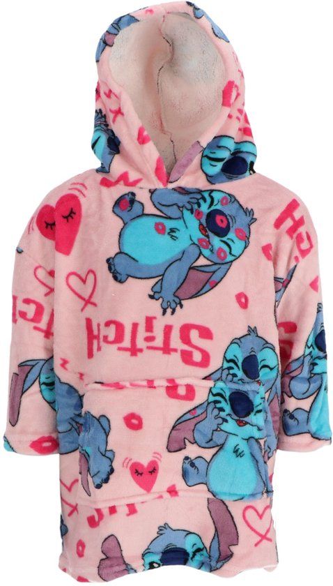Spider-Man Lilo & Stitch hoodie deken Roze