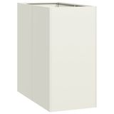 VidaXL Jardinière Acier Blanc 40x80x80 cm