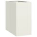 VidaXL Jardinière Acier Blanc 40x80x80 cm