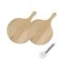 Fackelmann 9924250 Oval Handle Pizza Peel and Cutter Set