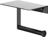 IVY Toiletrolhouder met Planchet - Zwart Chroom PVD