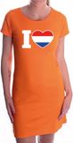 Bellatio Decorations I love Holland Jurkje Oranje Dames S