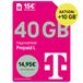 Telekom MagentaMobil Prepaid L met 25 GB high-speed volume | 5G/LTE Max & Allnet Flat in alle Duitse netwerken | ongebruikt gegevensvolume verder gebruiken | EU Roaming & Hotspot Flat | 15 EUR