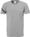 Uhlsport Essential Pro T-shirt voor heren, donkergrijs gemêleerd, maat XXL