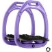 Flex-On Lichte aluminium zadelhaken ultra-grip grijs/alu/groen