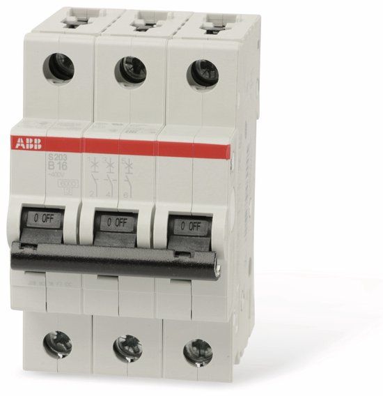 ABB S203-B16 Zekeringautomaat 3-polig 16 A