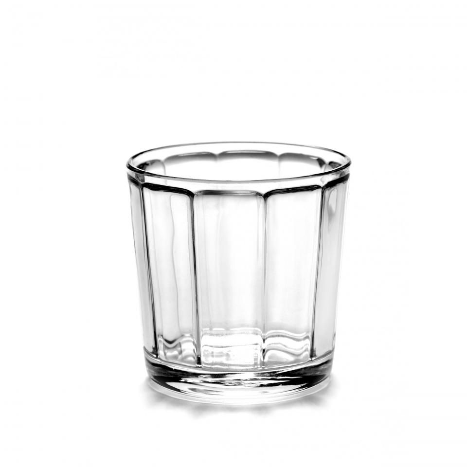Serax Surface tumbler glas - Ø 9 cm - hoogte 9 cm - set van 4