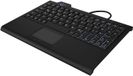 KeySonic KSK-3210ELU (DE) QWERTZ Allemand Noir