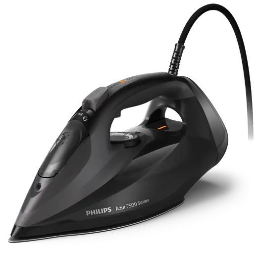 Philips DST7511/80R1 Steam Iron - 3200W - SteamGlide Elite Soleplate - Black