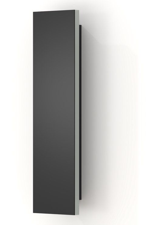 Calex Montevia Villa Wandlamp - Buitenverlichting - Warm Wit Indirect licht - LED - Waterdicht - 30 cm - Zwart