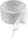 Allecto plus - Lacets plats en satin - Blanc - 4 cm de large - 150 cm