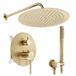 Rea Js-7029Bg +Box - Inbouwdoucheset - Geborsteld Goud - 25X40X18Cm