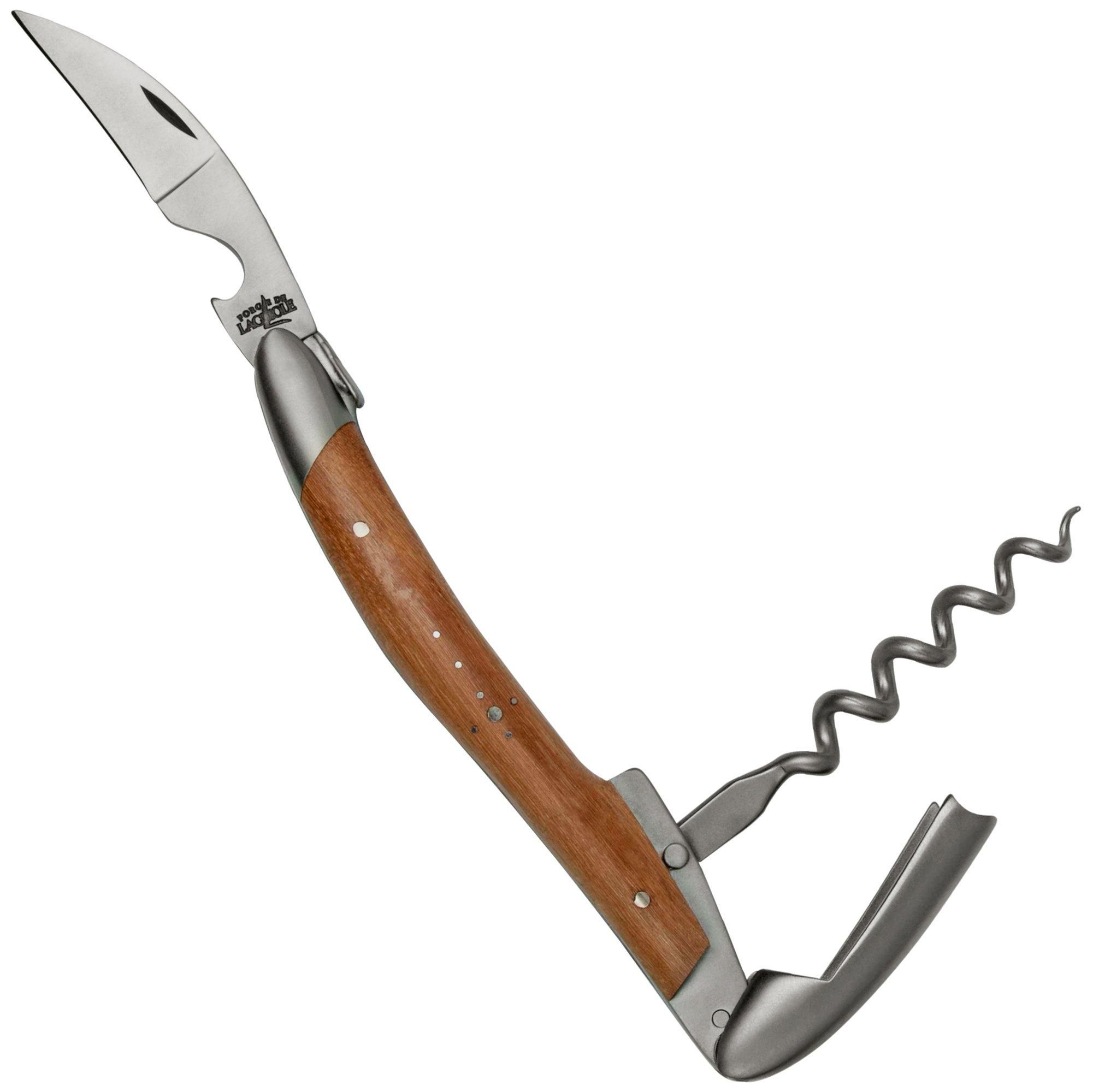 Forge de Laguiole SOMCE Kelnersmes - Wijnstokhout - Met Foedraal