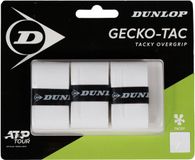 Dunlop Gecko-Tac Tennis Overgrip - Wit (3 stuks)