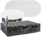 Power Dynamics PV240BT Geluidsinstallatie met Bluetooth en 8x NCSP5 Plafondspeakers