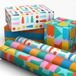 Hallmark 3 mini-rollen inpakpapier, 44,5 cm breed, 45 vierkante voet