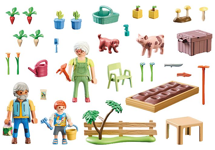 Playmobil Country 71443 Idyllische moestuin bij de grootouders