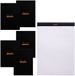 Rhodia Schrijfblok - Notitieblok - N18 - A4 - Ruit - 5x5 mm - 80g - Zwart - 80 vel - 5 stuks