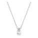 Swarovski Millenia hanger, Pear-slijpvorm, Wit, Rodium toplaag