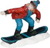 Luville Snowboarding Man Polyresin Multicolor 5 cm