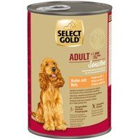 SELECT GOLD Sensitive Adult Kip met rijst 12x400 g