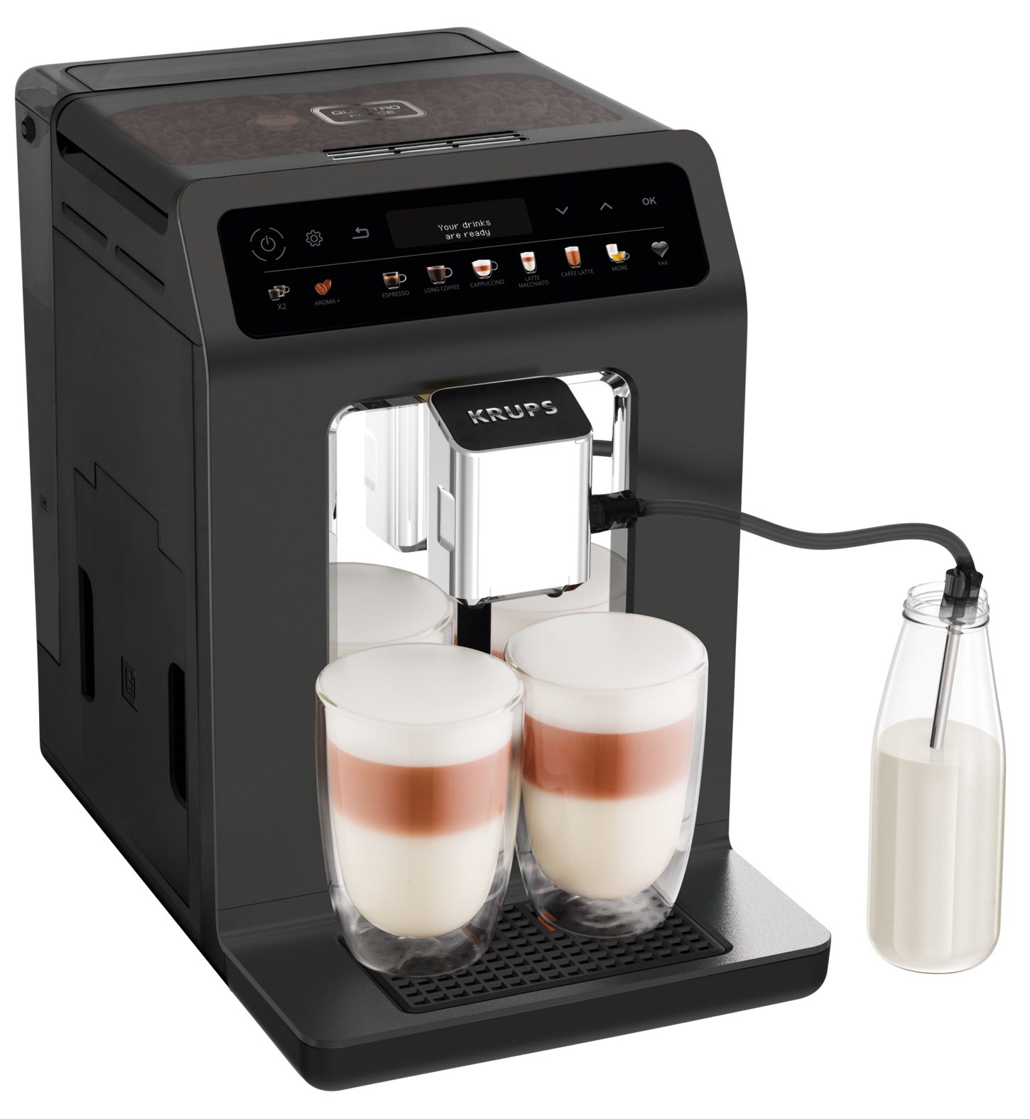 Krups Evidence One EA895N - Volautomatische Espressomachine - Zwart