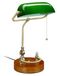 Lampe de bureau Verte Rétro Design avec interrupteur à tirette