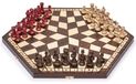 Jeu d'échecs en bois pour 3 joueurs - 54 cm