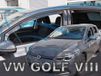 Heko Team heko Zijwindschermen donker tbv VW Golf 8 - 5 deurs Hatchback bouwjaar vanaf 2020- set a 4 stuks raamspoilers V + A Ramen
