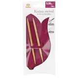Tulip KS-800550 breinaalden, bamboe, beige, 80 cm x 5,5 mm
