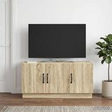 Maison Exclusive - meuble TV en chêne Sonoma, 99 x 34,5 x 47 cm, en panneau de particules