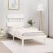 Maison Exclusive - Lit, blanc, bois massif, 90 x 200 cm