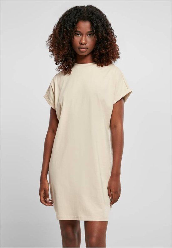 Urban Classics Rainbow Tee Korte Jurk - Groen - 4XL