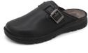 Rohde Herren Pantoffel Schlupf Leder - 5998-90 Schwarz - Größe 44