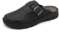 Rohde Herren Pantoffel Schlupf Leder - 5998-90 Schwarz - Größe 44