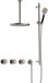 Hotbath Cobber - CW7067 - Inbouw Regendoucheset - Geborsteld Nikkel