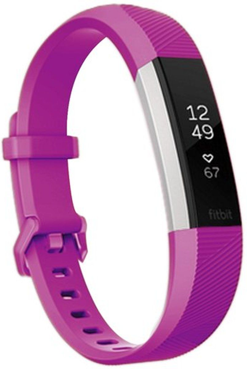 HIPFIT FitBit Alta HR siliconen bandje met gesp Large - Paars