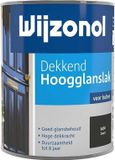 Wijzonol Dekkend Hoogglanslak - RAL 9450 Zwart - 0,75l - 8712952049663