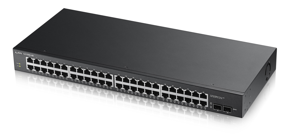 Zyxel Zyxel GS1900-48 v2, 48-port GbE L2 Smart Switch, rackmount